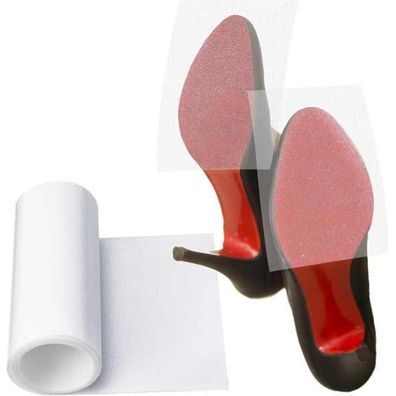 NOGIS 4 x 78.7 inches Sole Protector, Clear Sole Protector for High Heels, Anti Slip Transparent Bottom Guard Stickers for Bottom Heels Sneakers