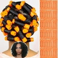 thumbnail image 1 of NOGIS 40 Pcs Perm Rods for Natural Hair Cold Wave Rods Hair Rollers for Women Hair Roller Curler Perm Rods for Long Medium Short Hair Plastic Cold Wave Rods Hairdressing Tool(Orange, 0.87 Inch), 1 of 8