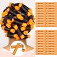 thumbnail image 1 of NOGIS 40pcs Perm Rods Set for Natural Hair Plastic Cold Wave Rod Non-Slip Hair Rollers 0.87 Inch Orange Perm Rods for Long Short Hair Curling Rods Hair Perms for Women DIY Hairdressing Tools, 1 of 7