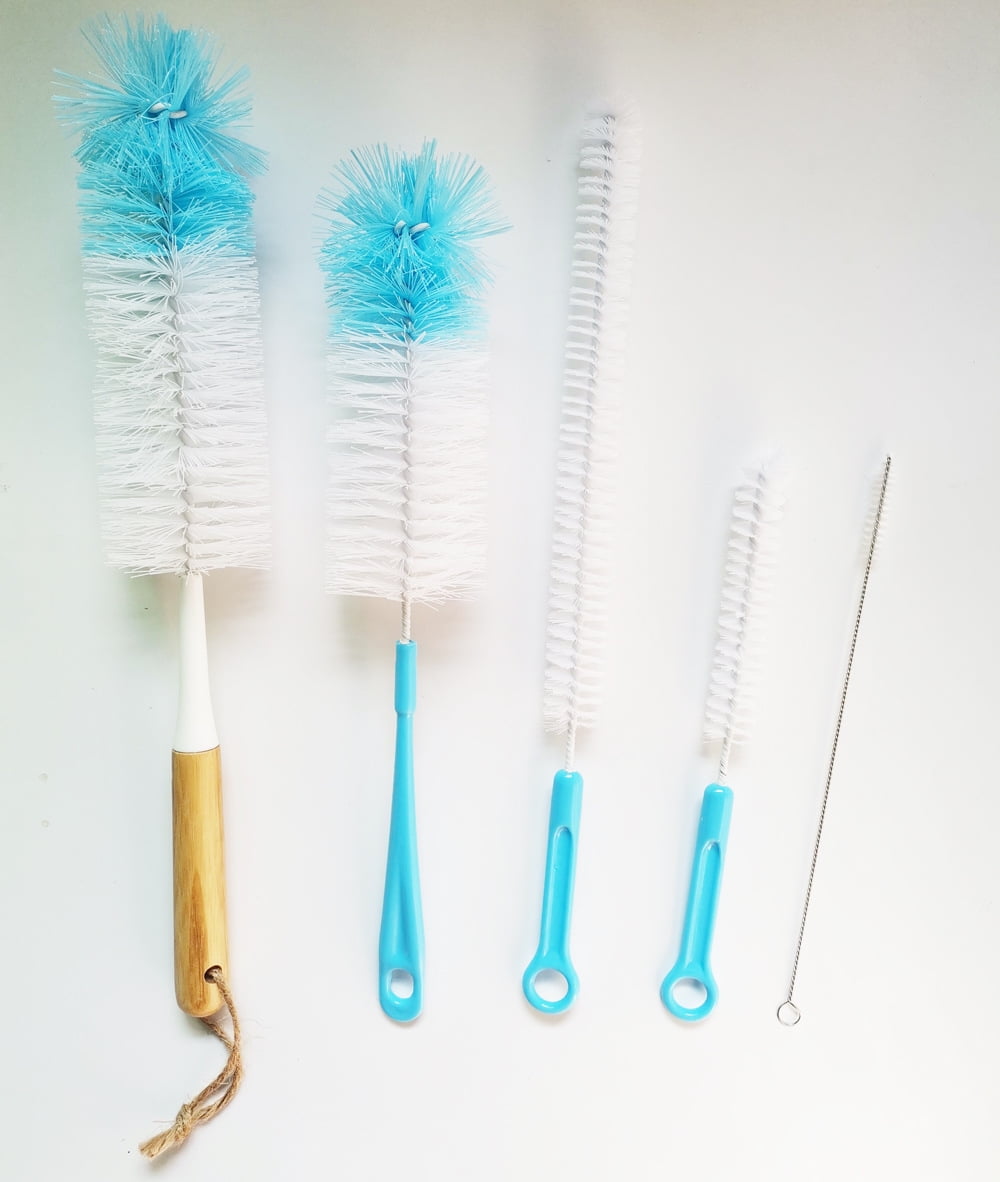 NOGIS Pack Bottle Brush Cleaning Set with Storage Holder