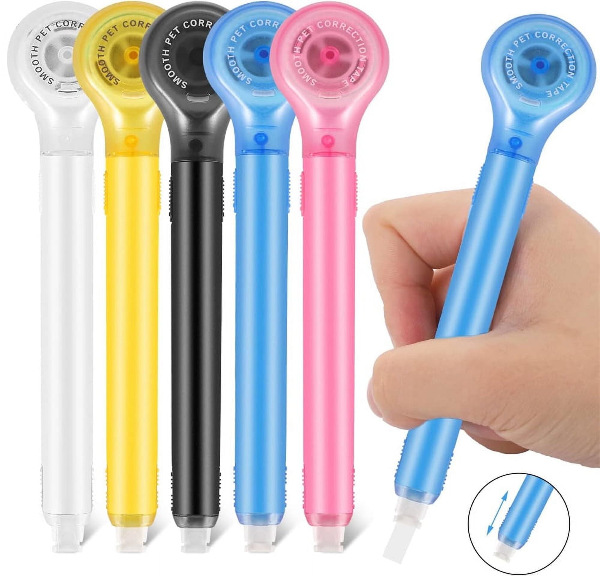 NOGIS 5 Pack Correction Tape Pen Correctional Tape Ink Corrector Tape Correction Tape Eraser for Office Supplies, 0.2 x 236 Inch