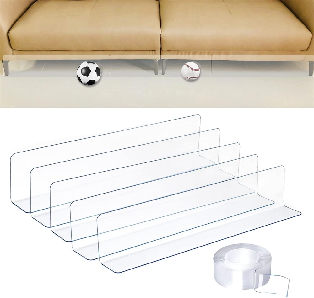 NOGIS 5 Packs Under Couch Blocker For Pets Bed Sofa Furniture Toy Pet Barrier Blockers Pets Sofas Couches The Stoppers To Prevent Toys Cats Underbed Dogs Clear Stopper Guards Walmart