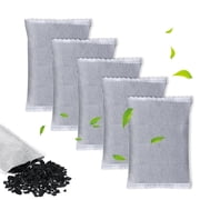 5 Pcs Activated Charcoal Odor Eliminator,NOGIS Garbage Can Deodorizer,Diaper Pail Deodorizer, Bamboo Charcoal Bags, Odor Filter Refill for 8 Gallon & Larger for 13 Gallon Diaper Garbage Can