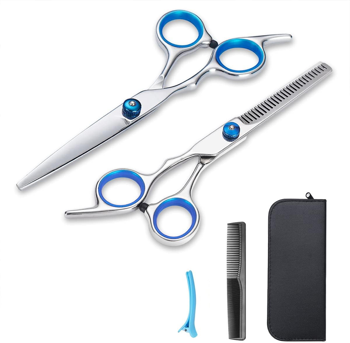 NOGIS 5 Pcs Hair Cutting Scissors Kit, Professional Barber