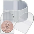 thumbnail image 1 of NOGIS 50 Pieces Single Pocket Coin Sleeves Collectors 2.2x2inch Clear Plastic Pocket Coin Holder Small Penny Coin Protector Sleeves Individual Pocket Coin Flips, 1 of 7