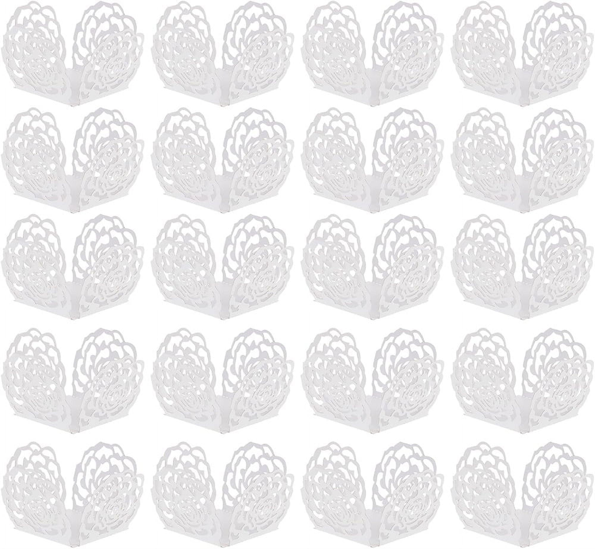 NOGIS 50pcs Chocolate Paper Cups, Truffle Wrapper, Mini Baking Cups ...