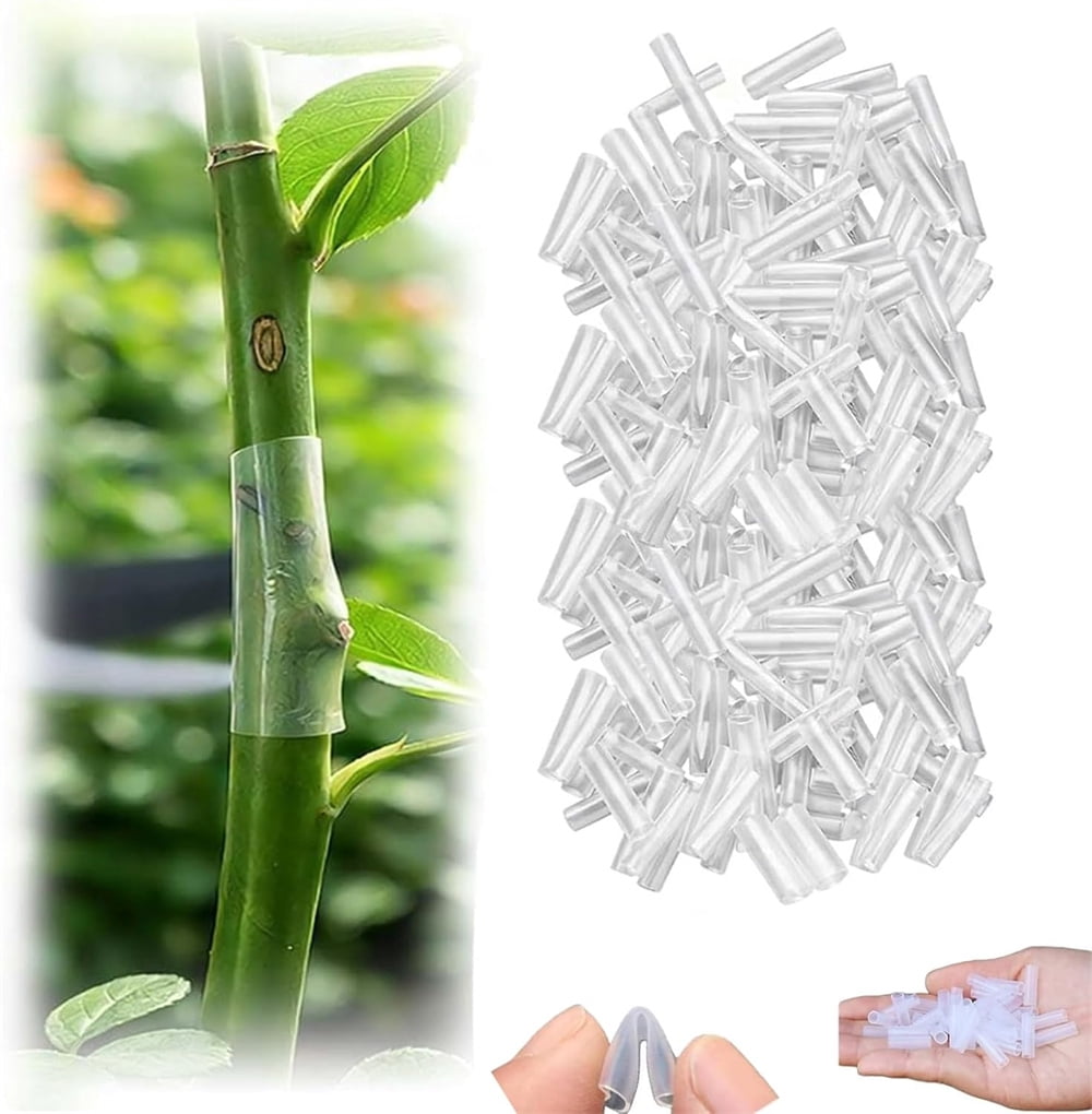 NOGIS 50pcs Silicone Grafting Sleeves for Fruit Trees, 3-7.5mm Plant ...