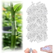 NOGIS 50pcs Silicone Grafting Sleeves for Fruit Trees, 3-7.5mm Plant Grafting Sleeve, Extendable Tree Branch Repair Tool for Fruit Trees, Plants, Broken Stem, Floral