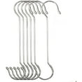 thumbnail image 1 of NOGIS 6 Pack Extra Large S Hooks for Hanging Plants, 16 Inch Long Metal Heavy Duty S Hooks Silvery, Rust Resistant Extra Large Tree Branch Hook for Hanging Bird Feeders, 1 of 7