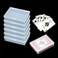 thumbnail image 1 of NOGIS 6 Pack Playing Card Case, Clear Card Deck Box, Playing Card Deck Holder,Plastic Playing Game Card Storage Box Holder for Bank Card, Business Card, Game Cards, 1 of 7