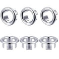 thumbnail image 1 of NOGIS 6 Pack Sink Overflow Ring Bathroom Sink Overflow Trim Ring Round Hole Cover for Bathroom Kitchen Sink Basin Trim Overflow Cover（Circular Hole）, 1 of 7