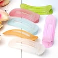 thumbnail image 1 of NOGIS 6 Pcs Hair Claw Clips French Barrettes Large Frosty Flat Hair Jaw Clips Duckbill Alligator Hair Claw Clips Hair Styling Accessories for Girls and Women Thick Thin Hair, 1 of 7