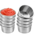 thumbnail image 1 of NOGIS 8 Pcs Small Sauce Cups, Ramekin Sauce Dipping Bowl 60ML Mini Sauce Cups Pudding Condiment Cups for Home Party Restaurant (Silver), 1 of 7