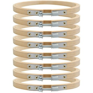 12 Pieces 4 Inch Round Embroidery Hoop Bulk Wholesale Bamboo