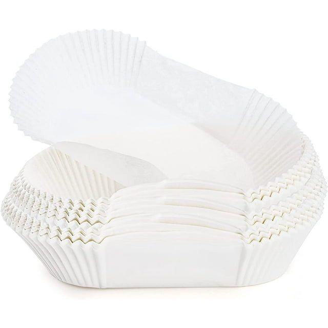 NOGIS 80 pack White Loaf Baking Pan Liners Square Bread Tin Liners