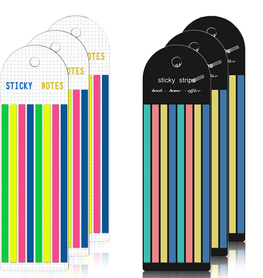 NOGIS 960Pcs Highlight Strips for Books, Transparent Highlighter Tape