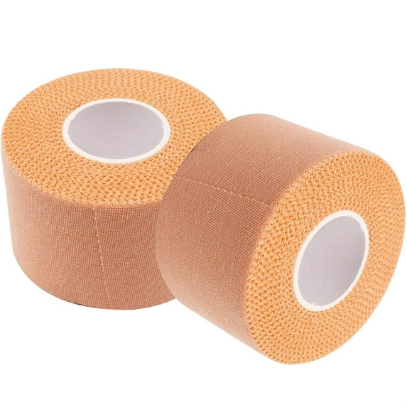 NOGIS Athletic Sports Tape, 2 Pack Rigid Sports Tape for Blister Prevention, Strapping Tape for Backpacking Hiking Climbing, 1.5 Inch x 10 Yard (Skin)