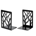 thumbnail image 1 of NOGIS Bookends, Book Ends, Home Decorative Bookends, Bookends for Shelves, Metal Bookends, Bookends for Heavy Books, Tree of Life, Book Stopper, Black Book Holder (1 Pair C), 1 of 7