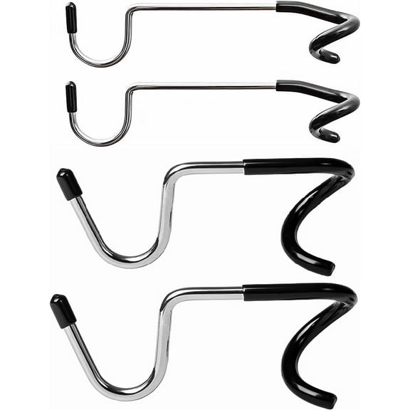 NOGIS Camping Lantern Hooks, Tent Light Hanger Hooks, Outdoor Yard Lamp Hanging Pole Hook, Portable Camping S Hooks, Anti-Slip Lightweight Hooks, 2 Big and 2 Small