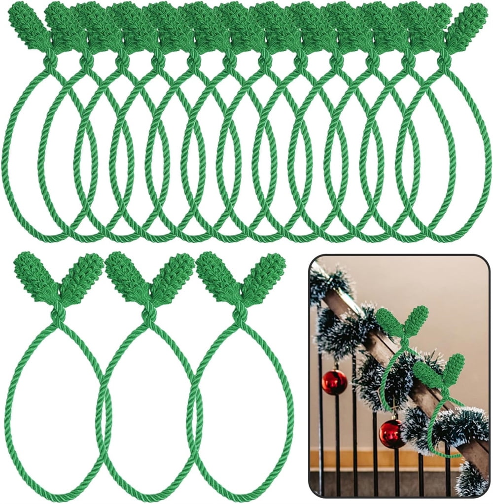bannister protection garland ties
