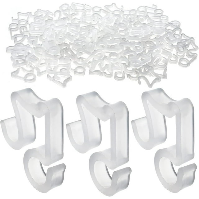 NOGIS Christmas Gutter Light Clips Hooks for Outdoor Hanging String
