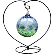 NOGIS Christmas Heart Shaped Ornament Display Stand Ornament Hanger Stands Ornament Holder Flower Pot Stand Rack for Hanging Glass Globe Home Wedding Decoration Style C, Excluding Balls