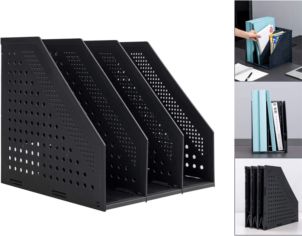 NOGIS Collapsible Magazine File Holder/Desk Organizer for Office