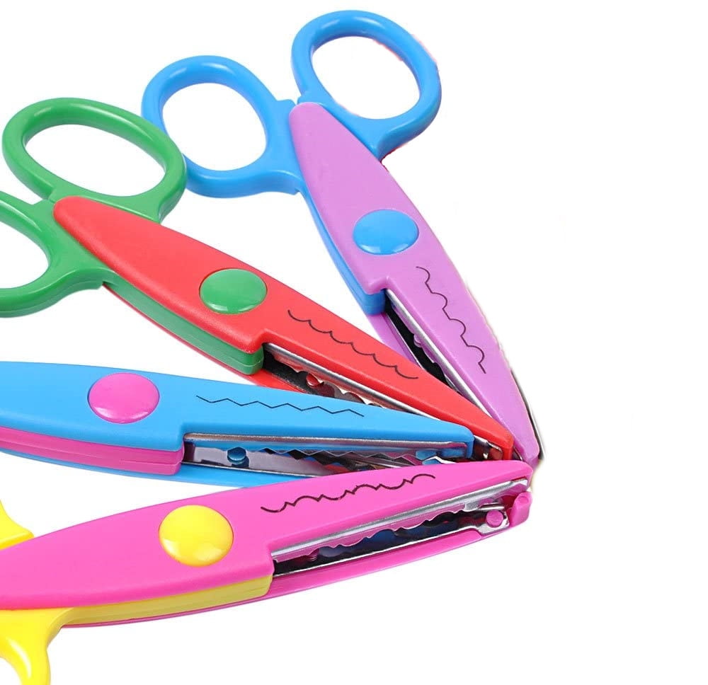 NOGIS Decorative Paper Edge Scissor Set 6in Colorful Paper Edger