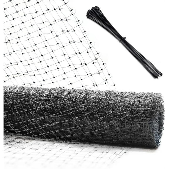 NOGIS Deer Fence Netting, 6.8 x 32.8 FT Bird Netting Anti Bird Deer Protection Net Reusable Protective Garden Netting for Plants Fruit Trees Vegetables Against Birds, Deer and Other Animals