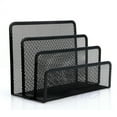 thumbnail image 1 of NOGIS Desk Mail Organizer, Easepres Office Small Letter Sorter Desktop File Organizer Metal Mesh with 3 Vertical Upright Compartments, 1 Pack, 1 of 7