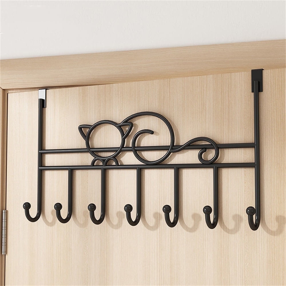 NOGIS Over The Door Hooks - Sturdy Metal Over Door Hanger Coat Rack ...