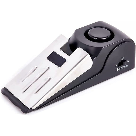 NOGIS Door Stop Alarm, Door Stopper with 120DB Security Alarm, Floor Wedge Doorstop for Travel Apartment Home House