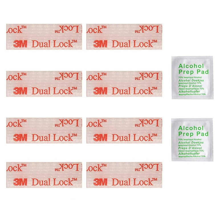 4 Sets (8 Strips) - EZPass/I-Pass/Toll Tag Tape Mounting Kit - Peel and  Stick Adhesive Strips Dual Lock Tape with Alcohol Prep Pad, EZ Tape, EZ  Pass