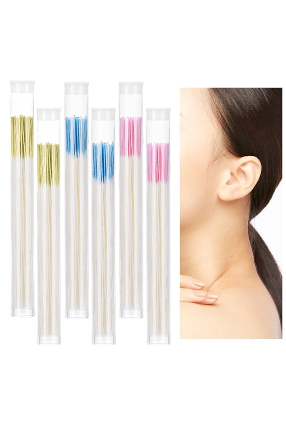 Earrings Hole Cleaner 360 Pieces - Disposable Ear Floss for Ear Hole Piercing Aftercare, Ear Piercing Care Cleaning Tool for Girls Women Men