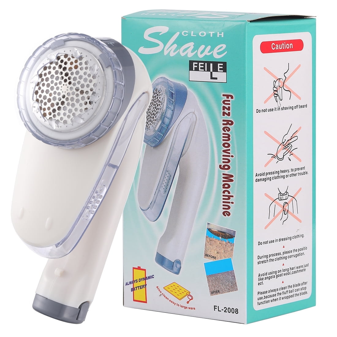 NOGIS Fabric Shaver Lint Remover, Electric Battery Powered Cord Sweater