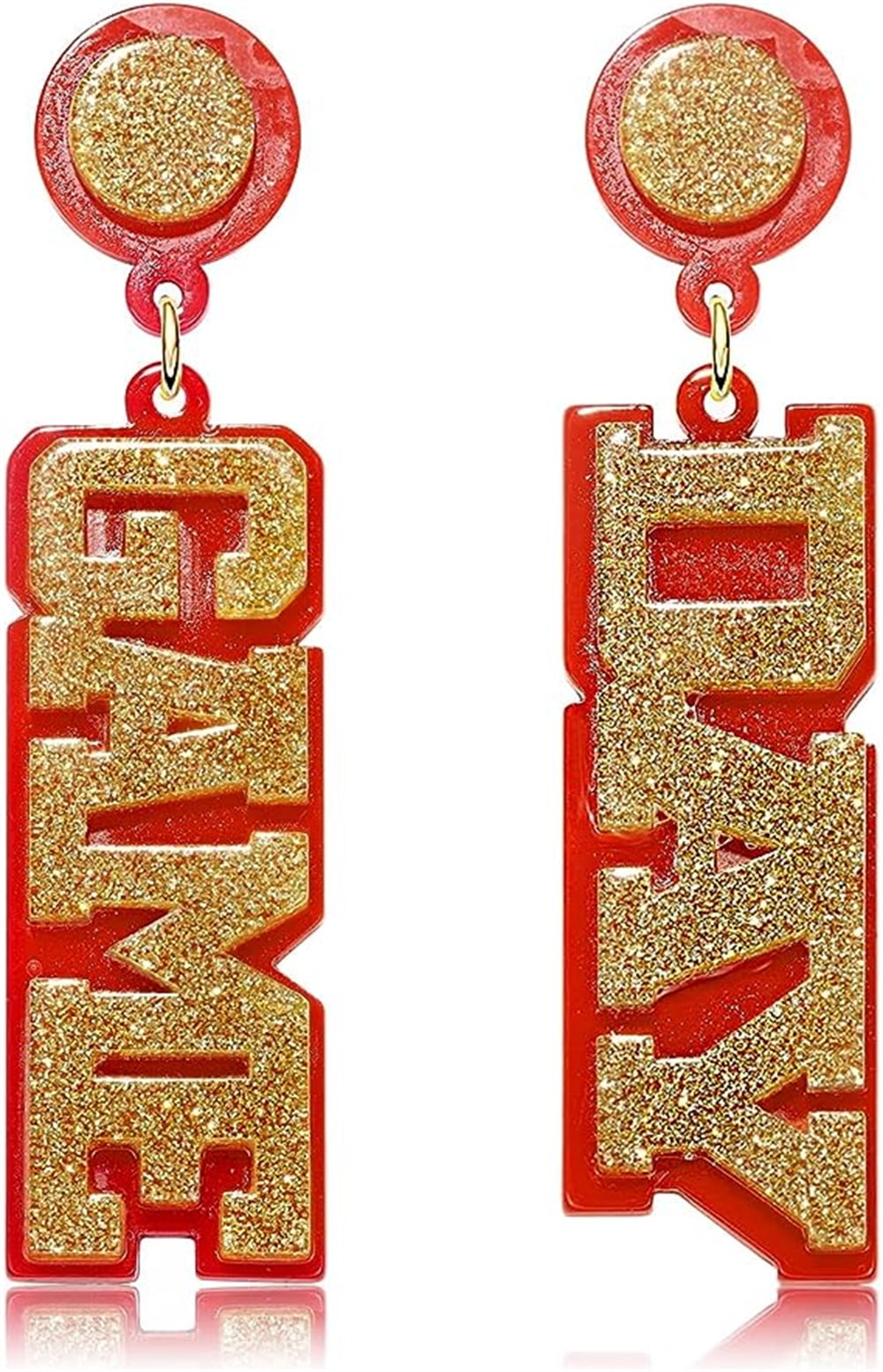 GAME DAY Pink Beaded Earrings – shopjjune