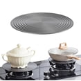 thumbnail image 1 of NOGIS Gas Stove Diffuser 11" Range Heat Diffuser Plate, Aluminum Gas Reducer Flame Guard Simmer Ring Plate, Round Fast Defrosting Tray, Protects Pot Cookware Accessories, 1 of 7