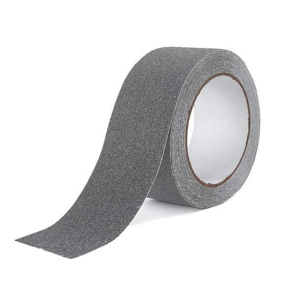NOGIS Grip Tape, 2 Inch x 16.4 Feet Anti Slip Traction Tape Heavy Duty Non Slip Safety Grip Tape Friction Tape Abrasive Adhesive Tape for Stairs Steps Outdoor Waterproof Non Skid Treads, Gray
