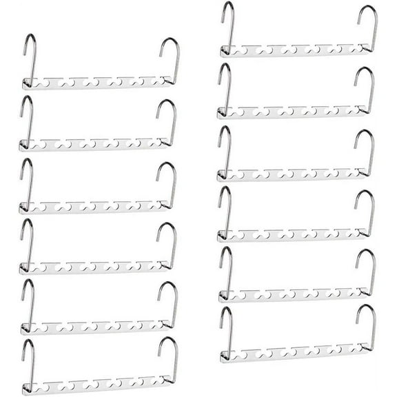 NOGIS Hangers Space Saving Hangers for Clothes Hangers Space Saving Wardrobe Clothing Hanger Organizer Closet Space Saver Hangers (12 Pack)