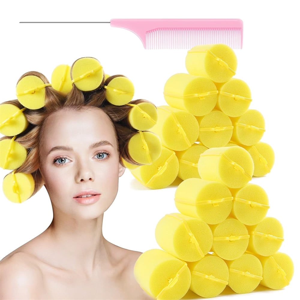 Foam Curlers For Short Hair Rampro Foam Hair Roller Set 12
