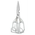 thumbnail image 1 of NOGIS Kitchen Scissors all Purpose - Stainless Steel Kitchen Shear, Sharp Silver Meat Scissors Dishwasher Safe, Heavy Duty Poultry Shears, Cooking Scissor for Food, Chicken Bones, and Turkey, 1 of 7