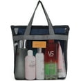 thumbnail image 1 of NOGIS Mesh Shower Caddy Bag, Quick Dry Portable Tote Bag with Zipper and Inner Pocket, Lightweight Bath Organizer for College Dorm Bathroom, Swimming, Gym, Beach, Travel (Navy), 1 of 7