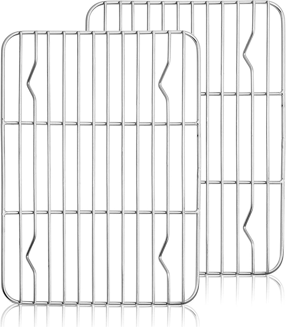 Mini Roasting Rack NOGIS Mini Cooling Rack Set of 2, Stainless Steel 11.6