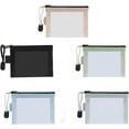 thumbnail image 1 of NOGIS Mini Zipper Mesh Bags 5 Pack, 3" x 4.3" Nylon Small Zipper Mesh Pouch Key Holder, Coin Purse, Card Holder, Portable Travel Makeup Cosmetic Mesh Zipper Bags for Lipstick, Multicolor, 1 of 7