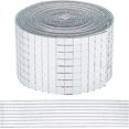 thumbnail image 1 of NOGIS Mirror Tiles Self Adhesive 1920PCS Square Mirror Mosaic Tile Round Sticker Glass Tiles for Crafts Mini Broken Mirror Pieces for Crafts Mirror Borders Decoration 5x5mm (Silver), 1 of 7