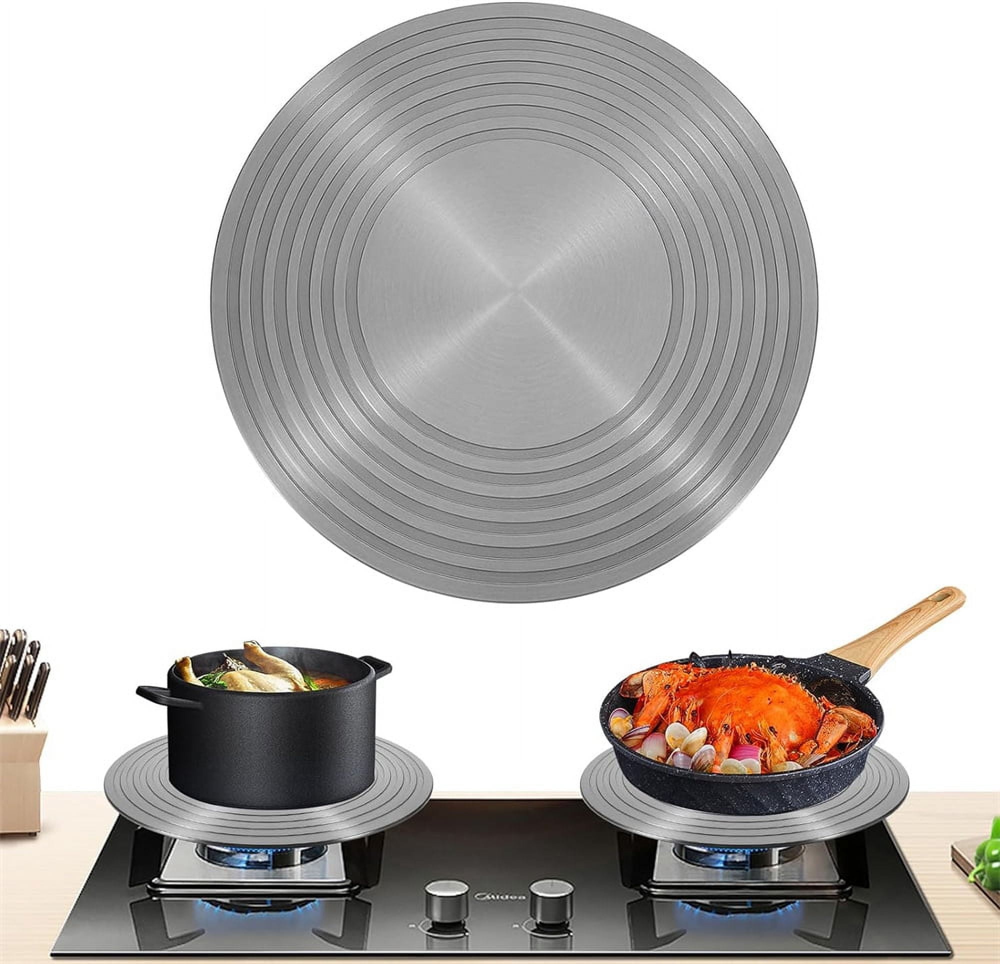 NOGIS NOGIS Gas Stove Heat Diffuser Plate, Round Fast Defrosting Tray ...
