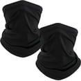 thumbnail image 1 of NOGIS Neck Gaiter Elastic Face -Mask for Men and Women Face Cover Scarf for Running Cycling Dust Sun UV Protection 2Pack Black, 1 of 7