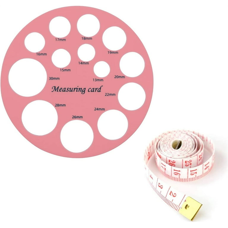  Silicone Nipple Ruler for Breast Pump Flange Sizing - Soft  Measurement Tool for New Mothers (Pink) : Baby