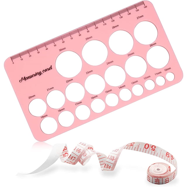 NOGIS Nipple Rulers for Flange Sizing, Silicone &amp; Soft Flange Size ...