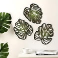 thumbnail image 1 of NOGIS Palm Leaves Wood Wall Decor, 3Pcs Tropical Wall Art Jungle Decor, Wooden Natural Leaves Plant Wall Decor for Home Living Room Kitchen Bedroom Bathroom & Garden (Style B), 1 of 7